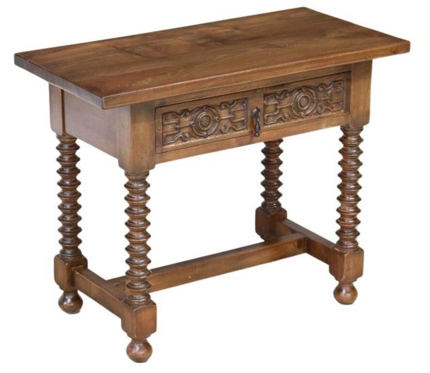 SPANISH CARVED WALNUT SIDE