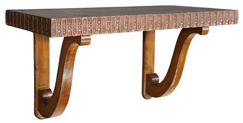 SPANISH CARVED WALNUT