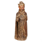 SPANISH COLONIAL ANTIQUE CARVE
