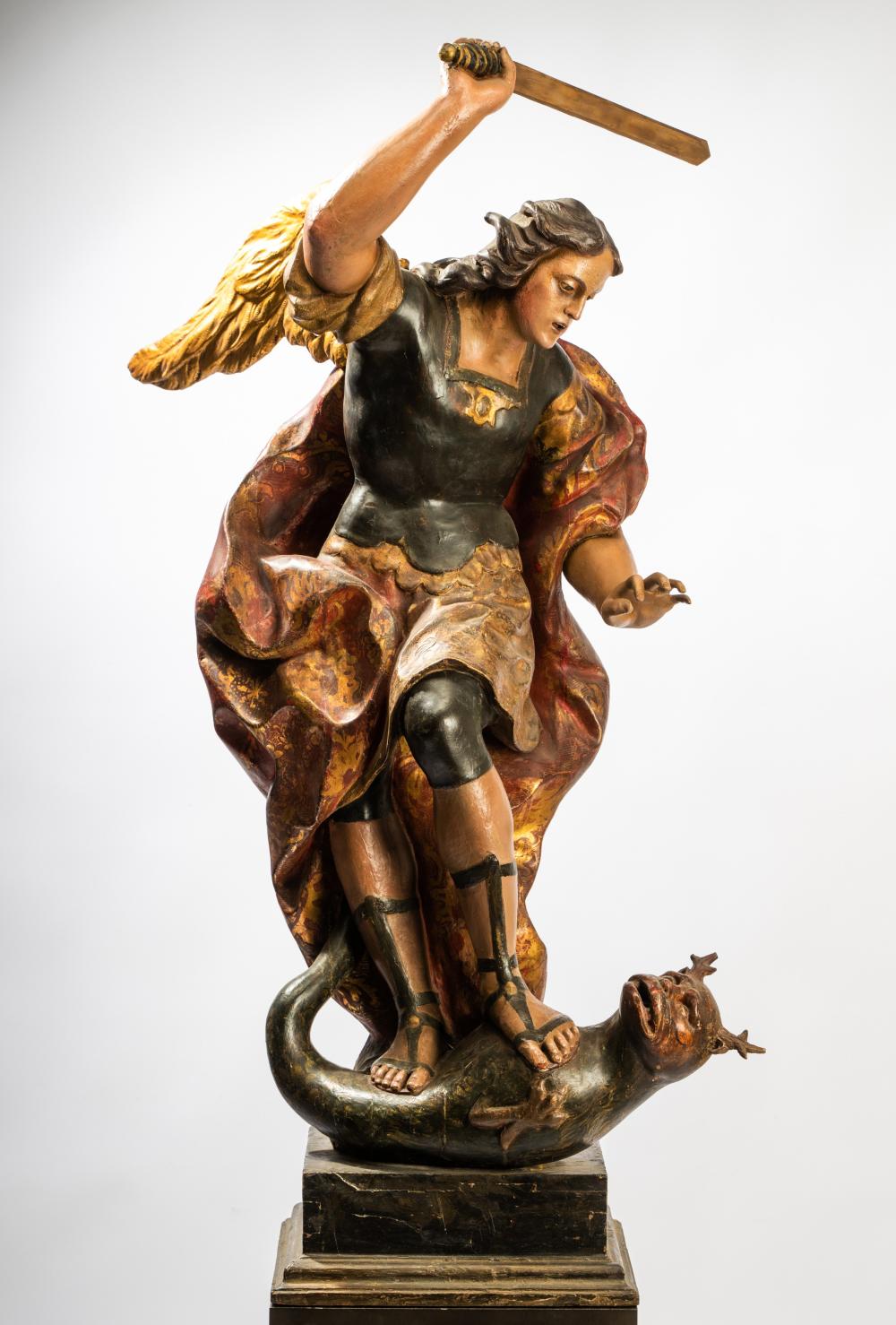 SPANISH COLONIAL CARVED AND