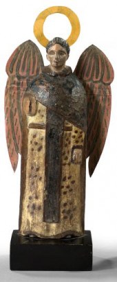 Spanish Colonial Carved and Po