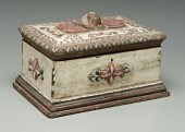 Spanish Colonial carved box, l