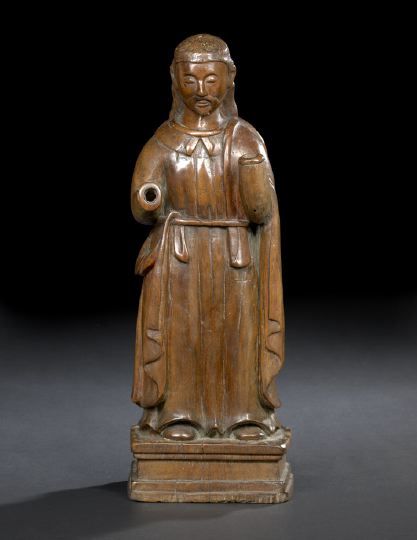 Spanish Colonial Carved Fruitwood