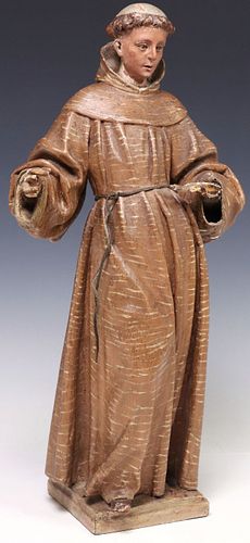 SPANISH COLONIAL CARVED RELIGIOUS