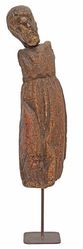 SPANISH COLONIAL CARVED RELIGI