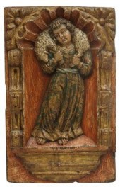SPANISH COLONIAL CARVED TABERN