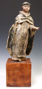 SPANISH COLONIAL CARVED WOOD S