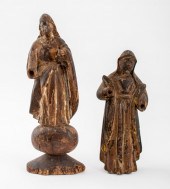 SPANISH COLONIAL CARVED WOOD S