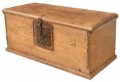 SPANISH COLONIAL CEDAR TRUNK,