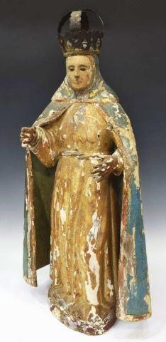 SPANISH COLONIAL CROWNED VIRGIN