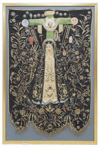 SPANISH COLONIAL EMBROIDERED