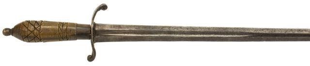 SPANISH COLONIAL ENGRAVED SWORD,