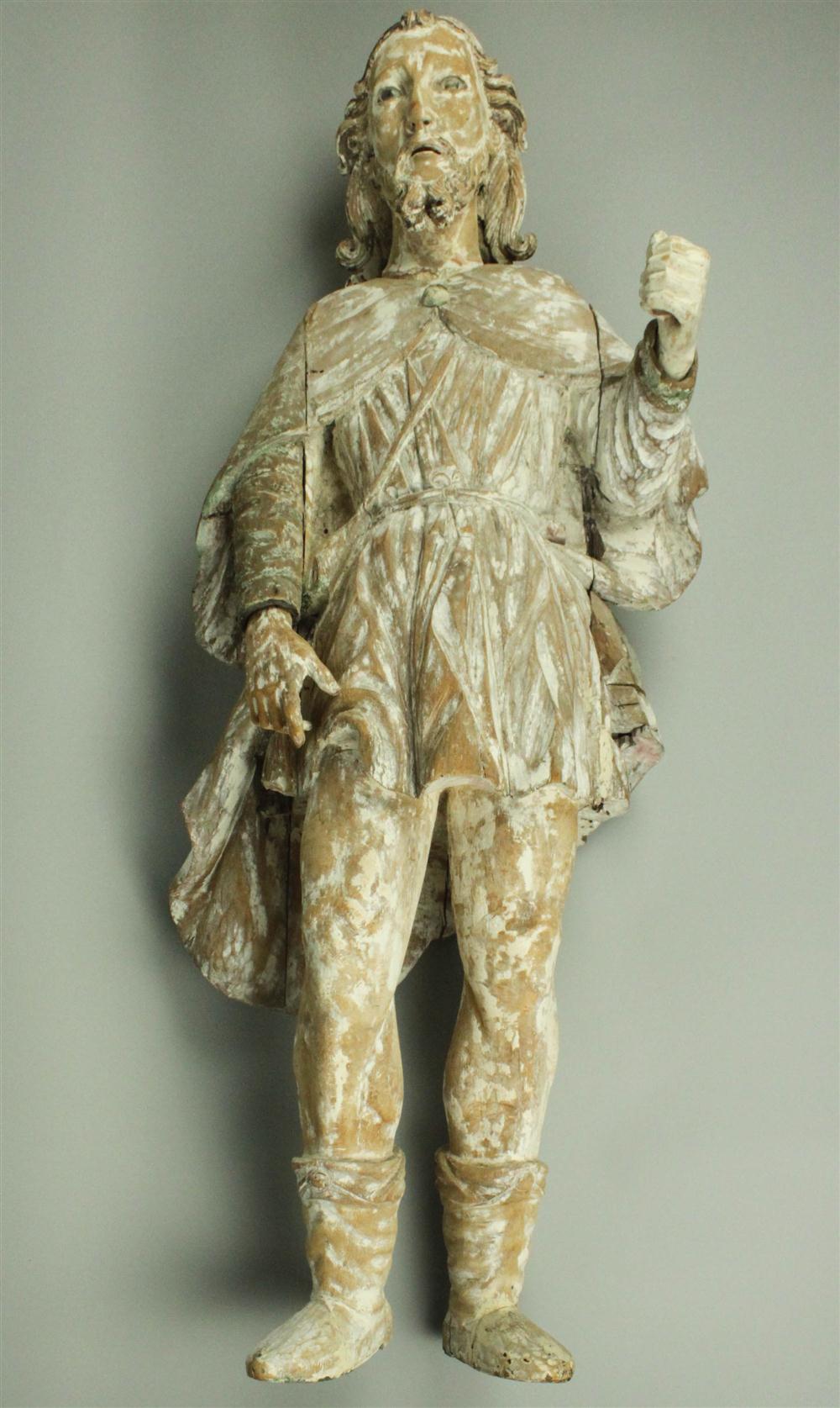 SPANISH COLONIAL FIGURE OF A MALE