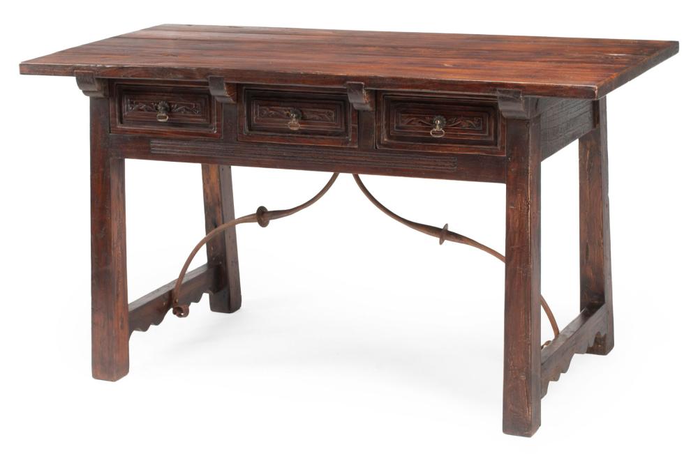 SPANISH COLONIAL HARDWOOD TRESTLE