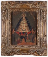 Spanish Colonial Icon 19th cen