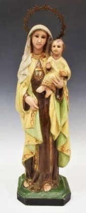 SPANISH COLONIAL MADONNA & CHR