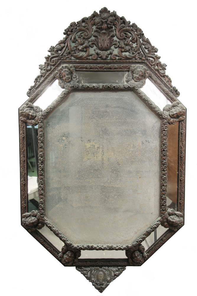 SPANISH COLONIAL MIRROR - 19th c
