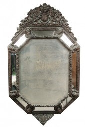 SPANISH COLONIAL MIRROR - 19th