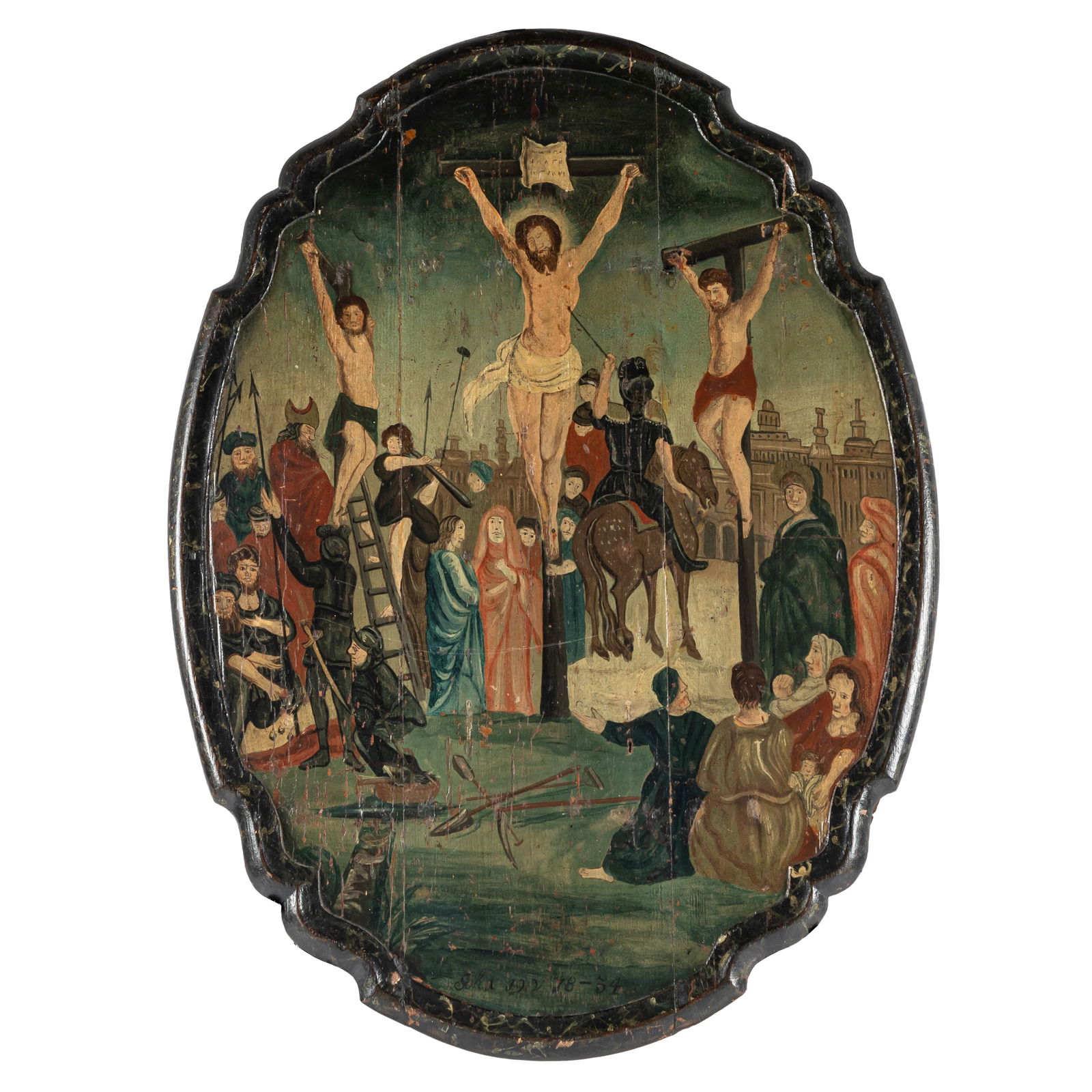 SPANISH COLONIAL PAINTING 'THE