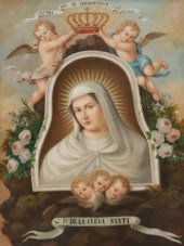 SPANISH COLONIAL PAINTING VIRG