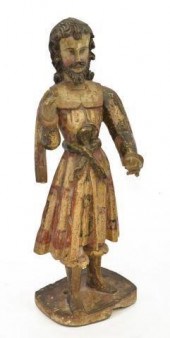 SPANISH COLONIAL PARCEL GILT S