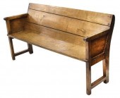 SPANISH COLONIAL PLANK BACK LO