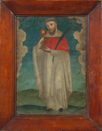 Spanish Colonial Polychromed Tin