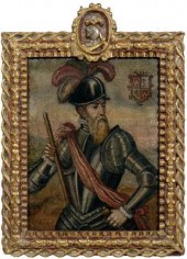 Spanish Colonial portrait, fig