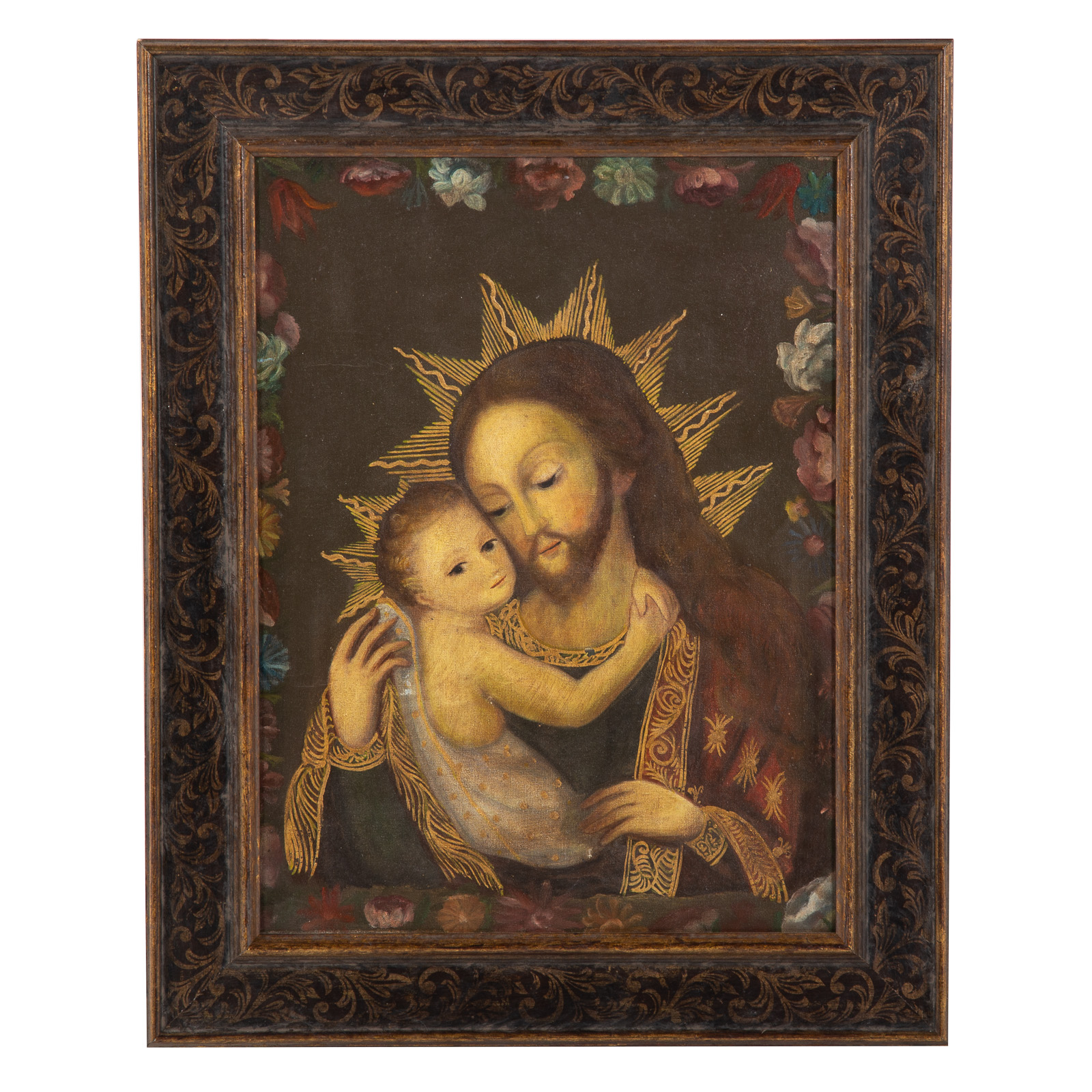 SPANISH COLONIAL RELIGIOUS FIGURES,