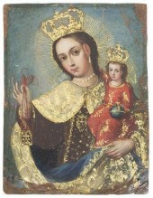 SPANISH COLONIAL RETABLO ON CO