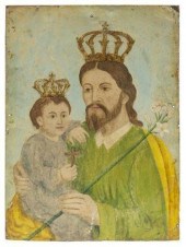 SPANISH COLONIAL RETABLO ST JO
