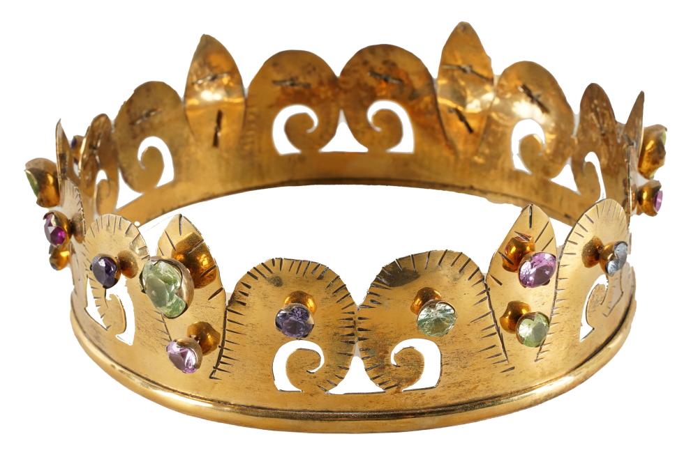 SPANISH COLONIAL SANTOS CROWNgilt