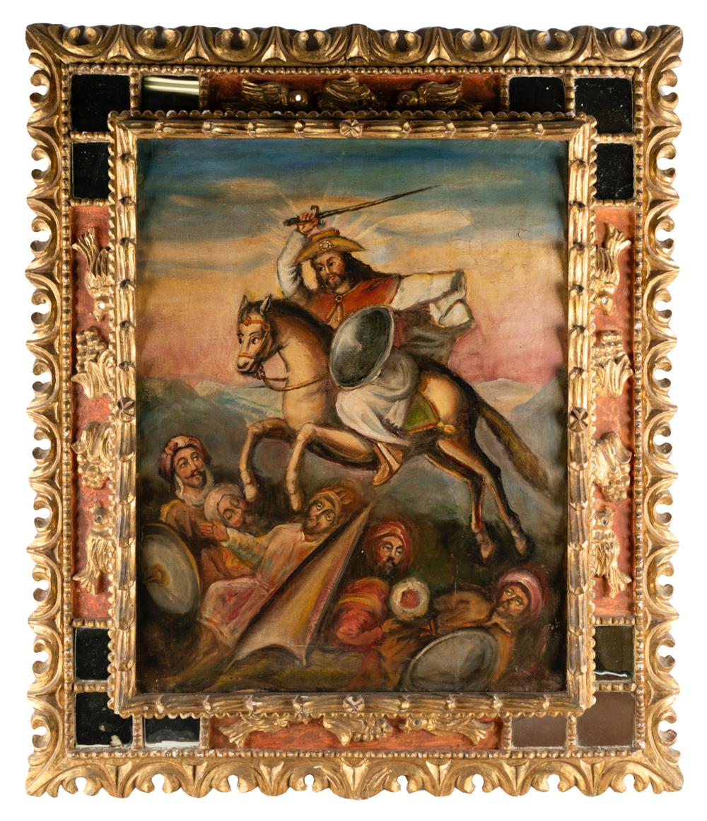 SPANISH COLONIAL SCHOOL: WARRIOR ON