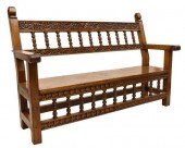 SPANISH COLONIAL STYLE CARVED