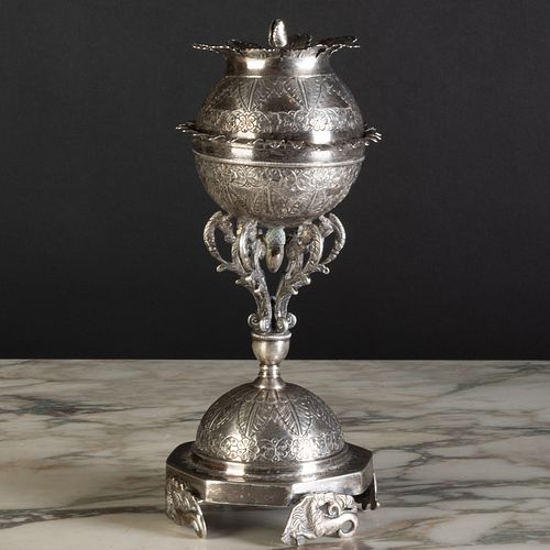 SPANISH COLONIAL STYLE SILVER METAL