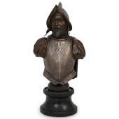 SPANISH CONQUISTADOR BRONZE BU