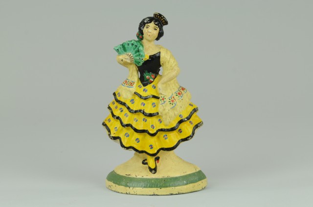 SPANISH DANCER DOORSTOP Cast iron