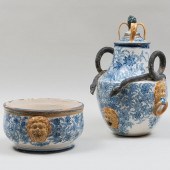 SPANISH FAIENCE CISTERN, COVER