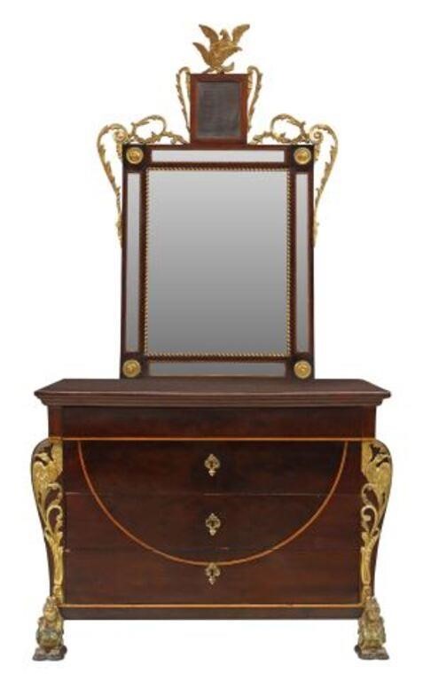 SPANISH FERNANDINO STYLE MAHOGANY