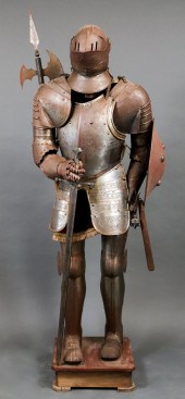 SPANISH FULL SUIT OF ARMOR, AN