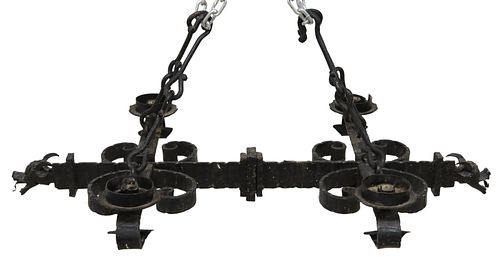 SPANISH GAUDI STYLE WROUGHT IRON