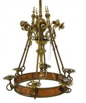 SPANISH GILT METAL & COPPER 12