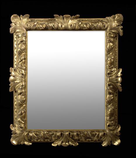 Spanish Giltwood Looking Glass, 