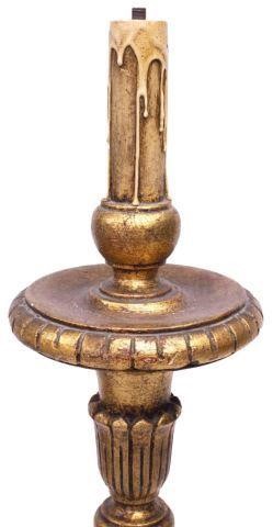 SPANISH GILTWOOD SINGLE-LIGHT FLOOR