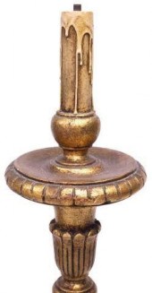 SPANISH GILTWOOD SINGLE-LIGHT
