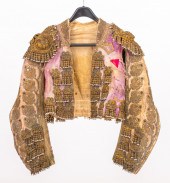 SPANISH GOLD EMBROIDERED SILK