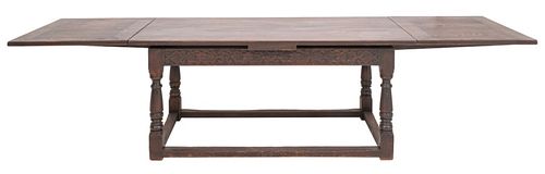 SPANISH GOTHIC REVIVAL OAK DRAW
