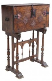 SPANISH IRON-MOUNTED WALNUT VA
