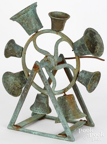 SPANISH MISSION HAND CRANK BELL