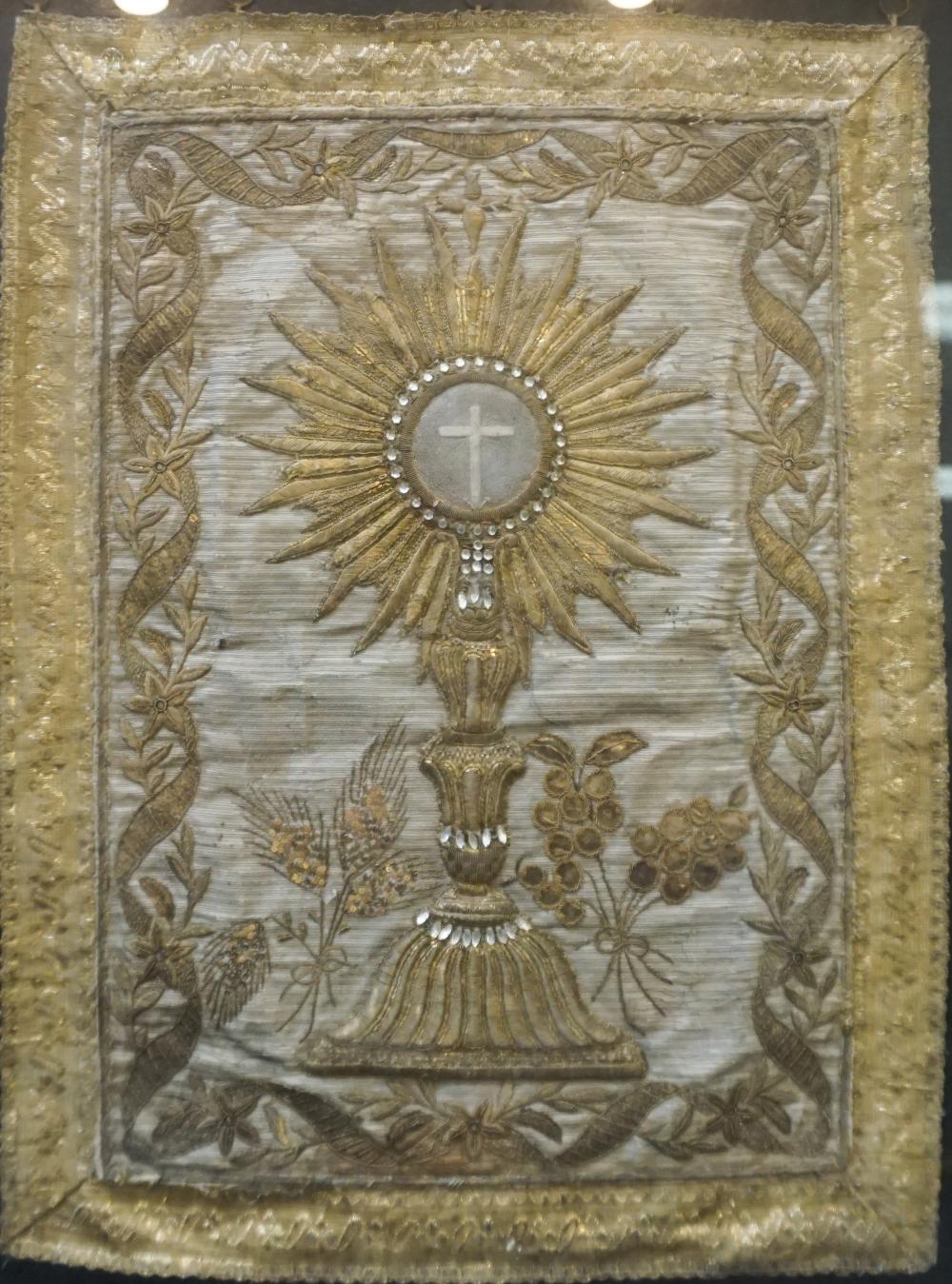 SPANISH OR ITALIAN SEQUIN MOUNTED